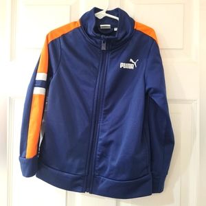 Puma boys 6/7 zip-up jacket